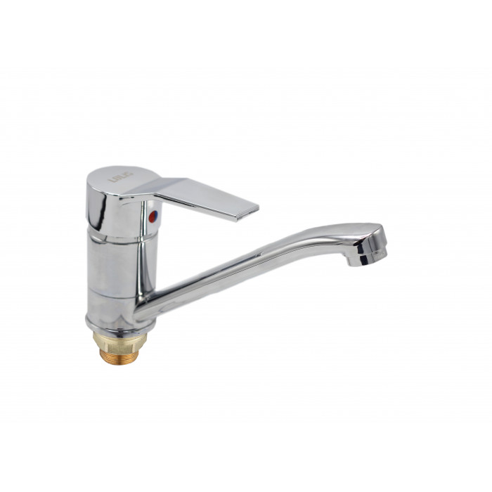 E49032-2 Смеситель для кухни с коротким изливом; Крепление - гайка