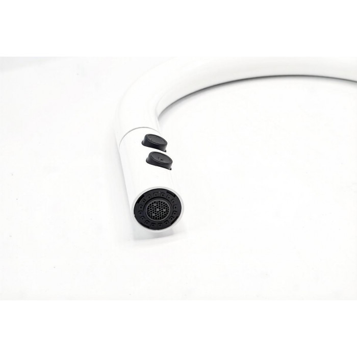 AL50008-W Смеситель для кухни; Высокий излив; Цвет - белый матовый