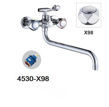 Двухручковый смеситель для ванны D4530-X98