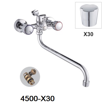 Двухручковый смеситель для ванны T4500-X30